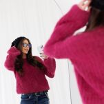 BY O LA LA...! CZAPKA ZIMOWA SMERFETKA CZARNA - 3