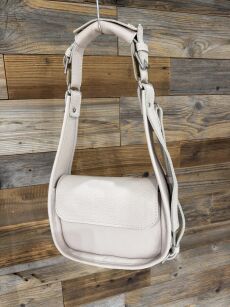 BY O LA LA ! MAŁA TOREBKA LISTONOSZKA BEŻ (NUDE)