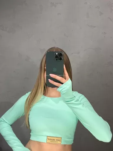 LADY DRAMA CROP TOP ACQUA AZZURRO