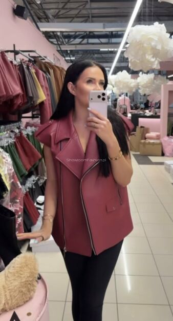 LA MILLA KAMIZELA Z ECO SKÓRY POMADKA