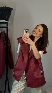 LA MILLA KAMIZELA Z ECO SKÓRY POMADKA