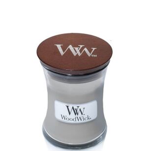 WoodWick - Fireside - mała świeca zapachowa z drewnianym knotem