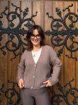 SWETER KARDIGAN OZDOBNE GUZIKI DAISY MOCCA - 3