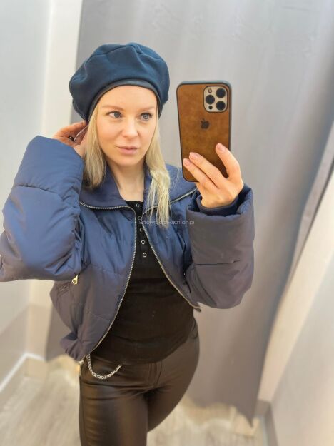 BY O LA LA ! CZAPKA BERET GRANAT