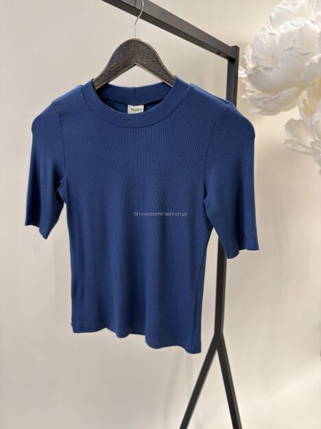 BY O LA LA! PRĄŻKOWANA BLUZKA Z HAFTEM 