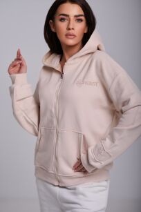 NATURAL SIDE BLUZA ROZPINANA BEŻ