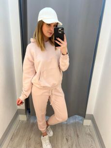 BY O LA LA...! DRES KOMPLET NAPIS RÓŻ