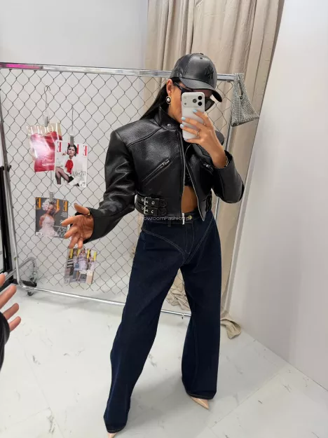 LA MILLA KURTKA RAMONESKA ECO SKÓRA FRIDA CZARNA