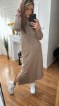 BY O LA LA! DRESOWA SUKIENKA MAXI ITALY SIMPLY TAUPE - 3