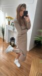 BY O LA LA! DRESOWA SUKIENKA MAXI ITALY SIMPLY TAUPE - 5
