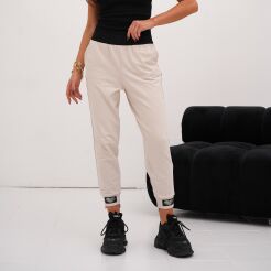 BY O LA LA ! SPODNIE DRESOWE SERDUSZKA JASNY BEŻ