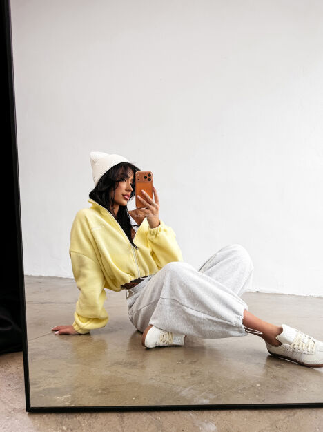 OLAVOGA BLUZA POLAR SOFTI ŻÓŁTA