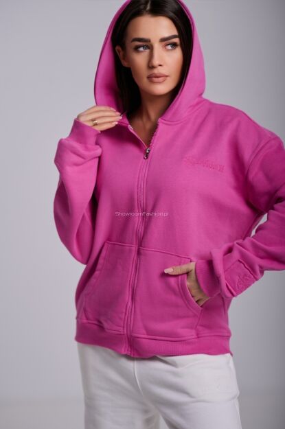 NATURAL SIDE BLUZA ROZPINANA RÓŻ