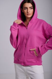 NATURAL SIDE BLUZA ROZPINANA RÓŻ