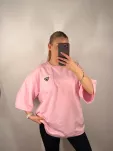 LA MILLA BLUZKA T-SHIRT TRÓJKĄTNE LOGO RÓŻ - 3