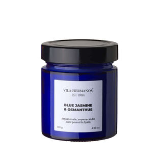 Blue Jasmine & Osmanthus - Vila Hermanos - świeca zapachowa 150g - seria Apothecary Cobalt Blue