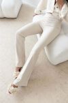SEMPRE LEGGINSY DZWONY JANETTE JASNY BEŻ - 2