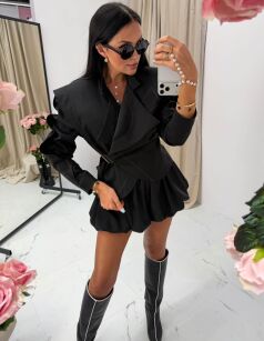 LA MILLA MARYNARKA Z BASKINKĄ CZARNA