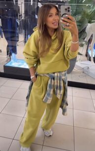 EMO DŁUGA OVERSIZOWA KOSZULA W KRATĘ NIEBIESKA/ŻÓŁTA