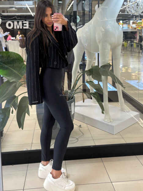 EMO LEGGINSY KLASYCZNE CZARNE