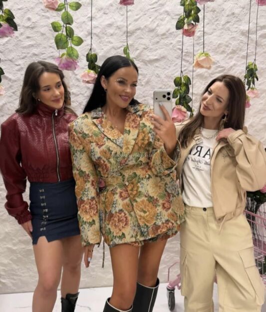 LA MILLA MARYNARKA PREMIUM W KWIATY ROSALIA MULTICOLOR/NIEBIESKA/ZIELONA