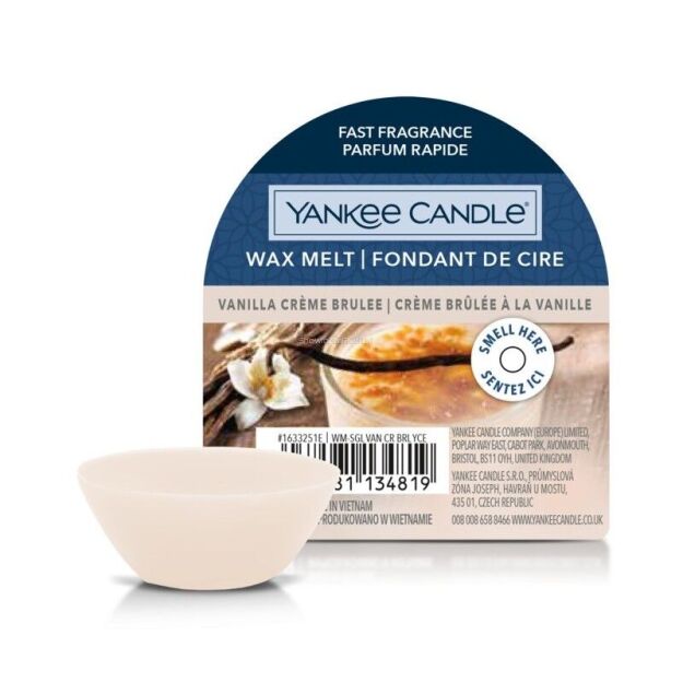 Vanilla Creme Brulee - Yankee Candle - wosk zapachowy