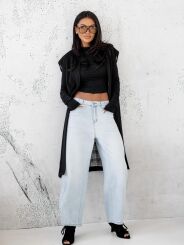 BY O LA LA! SPODNIE JEANSY BALLOON ELSA JASNONIEBIESKIE