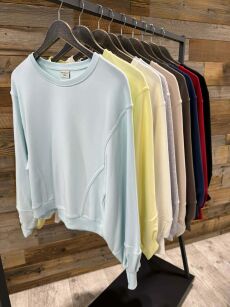 BY O LA LA! DRESOWA BLUZA Z PRZESZYCIAMI EMMA ŻÓŁTA (SUNSHINE)