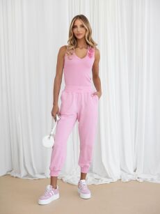 BY O LA LA ! SPODNIE DRESOWE BELLA RÓŻ