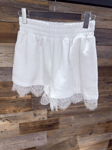 BY O LA LA...! SPODENKI DRESOWE TRINA OFF WHITE