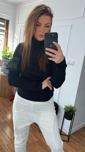 BY O LA LA...! GOLF BASIC Z KIESZONKĄ CZARNY