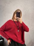 COCOMORE SWETER NIETOPERZ BORDO - 4