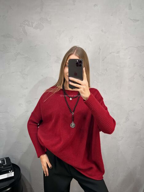 COCOMORE SWETER NIETOPERZ BORDO