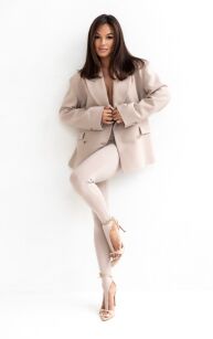 SEMPRE LEGGINSY LORA BEŻ