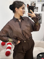 MIHO'S KOSZULA BRANSOLETA CZEKOLADA