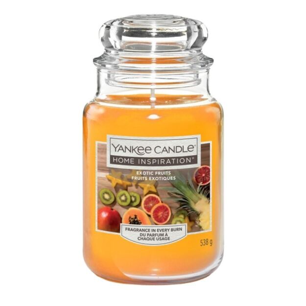 Exotic Fruits - Yankee Candle - duża świeca - seria Home Inspiration