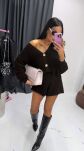 LA MILLA KOMPLET SWETER + SPODENKI GORZKA CZEKOLADA - 2