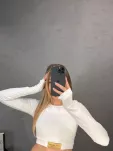 LADY DRAMA CROP TOP ŚMIETANA - 3