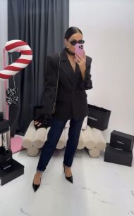 LA MILLA MARYNARKA KORONKOWE MANKIETY CZARNA