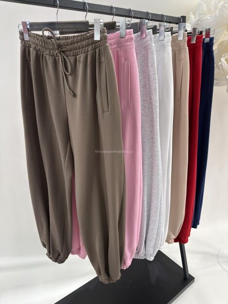 BY O LA LA! DRESOWE SPODNIE FASHION SPRING SUGAR PINK