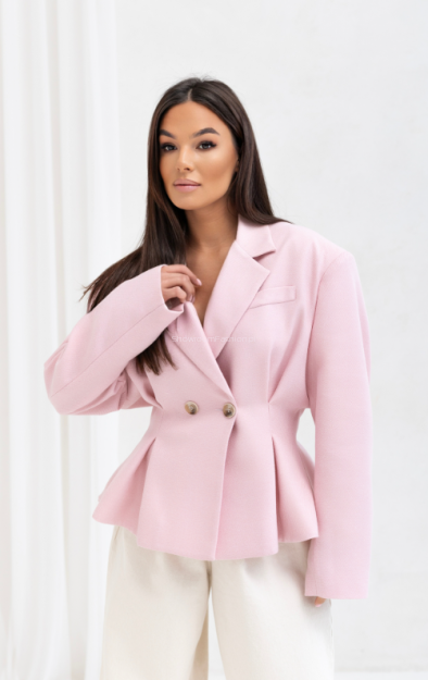 SEMPRE MARYNARKA Z BASKINKĄ TALLI RÓŻ