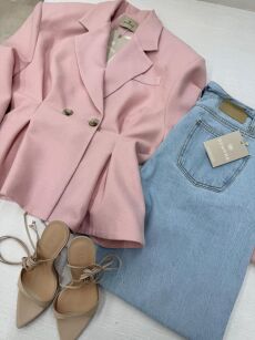 SEMPRE MARYNARKA Z BASKINKĄ TALLI RÓŻ