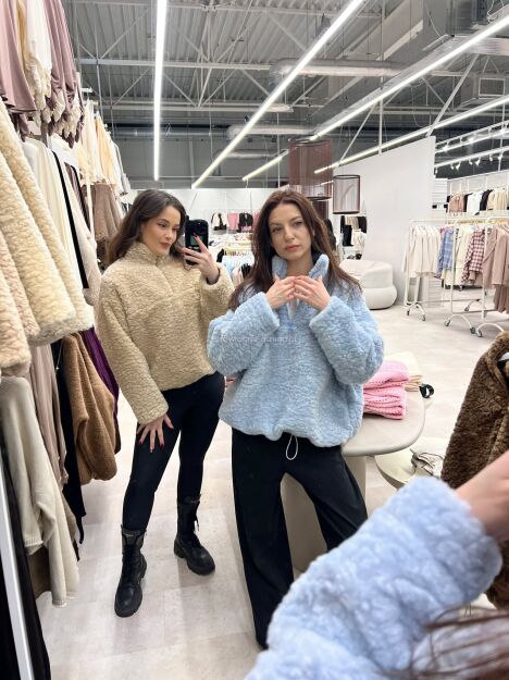 SEMPRE BLUZA POLAR LAYLA NIEBIESKA