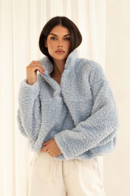 SEMPRE BLUZA POLAR LAYLA NIEBIESKA