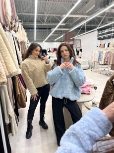 SEMPRE BLUZA POLAR LAYLA NIEBIESKA