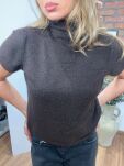 SWETER Z GOLFEM ELEVEN STUDIO CZEKOLADA - 2