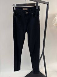 BY O LA LA! SPODNIE JEANSY SKINNY PUSH UP MAYA CZARNE