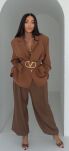 LADY DRAMA SPODNIE ZARI TOBACCO - 2