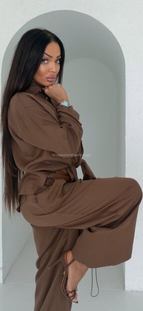 LADY DRAMA SPODNIE ZARI TOBACCO