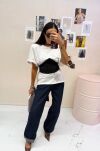 LA MILLA BAWEŁNIANY T-SHIRT OVERSIZE BIAŁY - 3
